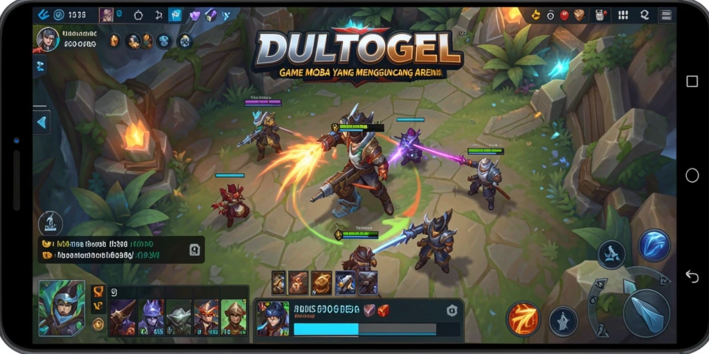 Tangkapan layar gameplay DULTOGEL yang menunjukkan aksi pertempuran seru.