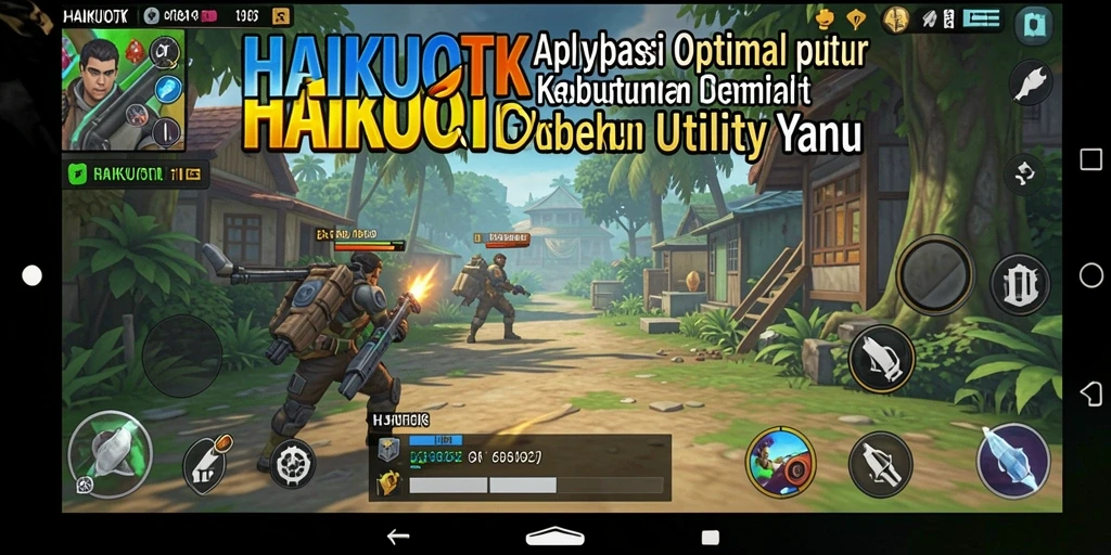 Tampilan antarmuka HAIKUOTK yang sederhana dan fungsional.