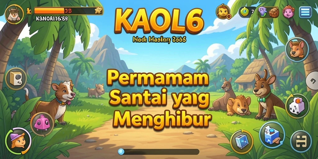 Tampilan gameplay KAOL68 yang menarik dan penuh warna.