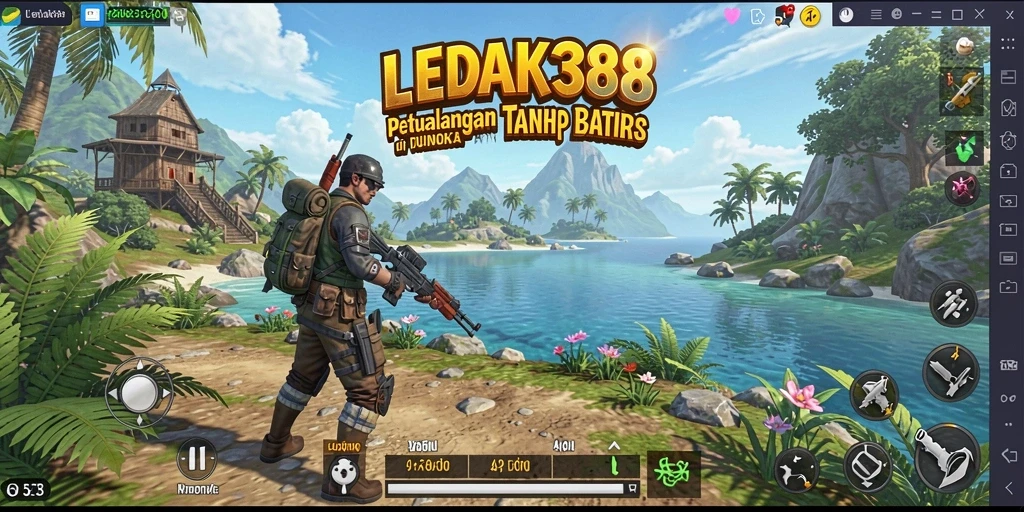 Gameplay LEDAK388 di dunia terbuka yang fantastis dan penuh petualangan.