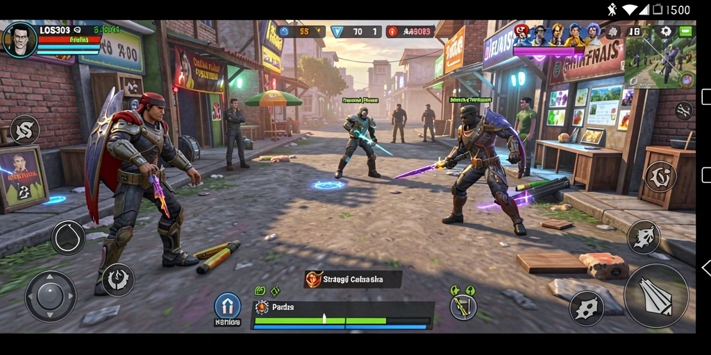 Tangkapan layar gameplay LOS303 menampilkan aksi strategis yang mendebarkan.