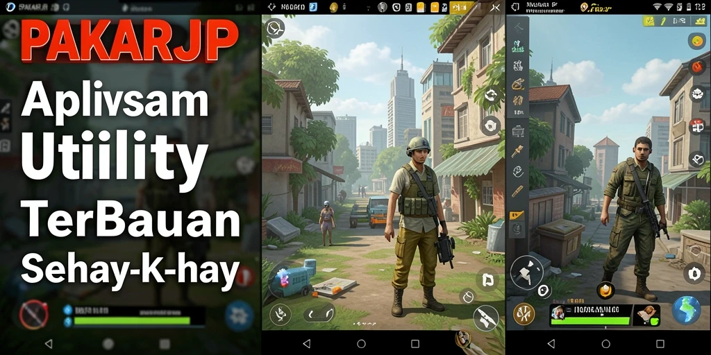 Screenshot PAKARJP menampilkan antarmuka aplikasi Utility yang mudah digunakan.