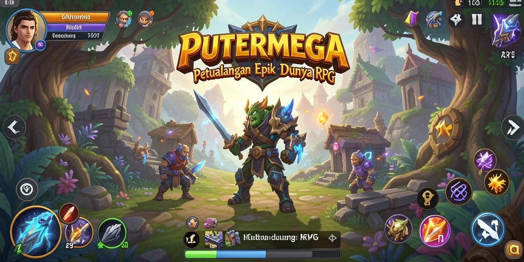 Tampilan seru dari gameplay PUTERMEGA yang menarik.