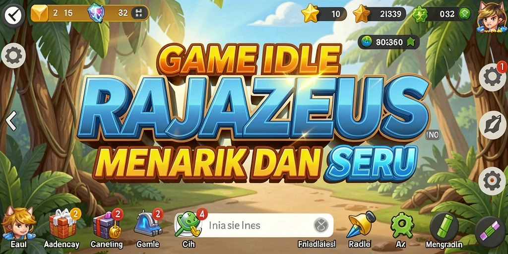 Gameplay seru RAJAZEUS yang memikat dalam gaya Idle.