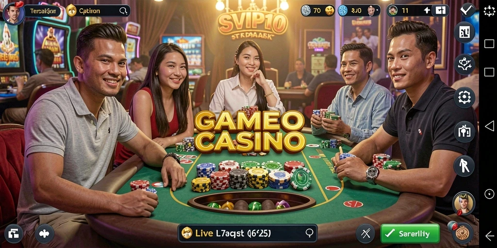 Tampilan gameplay Live Casino di SVIP10 yang mengasyikkan dan interaktif.